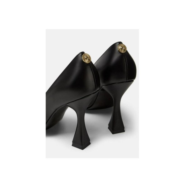 VERSACE JEANS COUTURE Black Thelma Heels - Picture 3 of 6